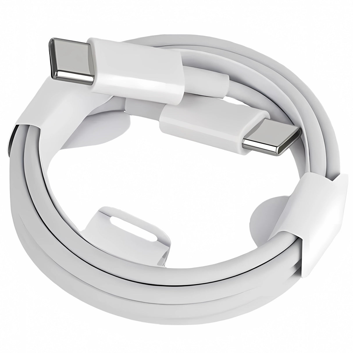 Bervolo® USB-C to USB-C Charging Cable, PD 60W, Fast Charging for Any USB-C Laptop, Phone, or Tablet, 1 M, White