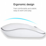 Bervolo Combo Keyboard and Mouse, White