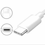 Cablul De Încărcare Bervolo® USB-C la USB-C,PD 60W, Încărcare Rapidă Pentru Orice Laptop, Telefon Sau Tabletă USB-C, 1 M, Alb