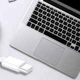 Cablul De Încărcare Bervolo® USB-C la USB-C,PD 60W, Încărcare Rapidă Pentru Orice Laptop, Telefon Sau Tabletă USB-C, 1 M, Alb