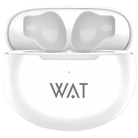Căști Wireless Bluetooth Bervolo® Air Pro, Microfoane Duble, Rezistență la Apă IPX5, Sunet Pure Bass, Anulare Zgomot ANC, Compatibilitate Universală, Conectare Automată, Alb