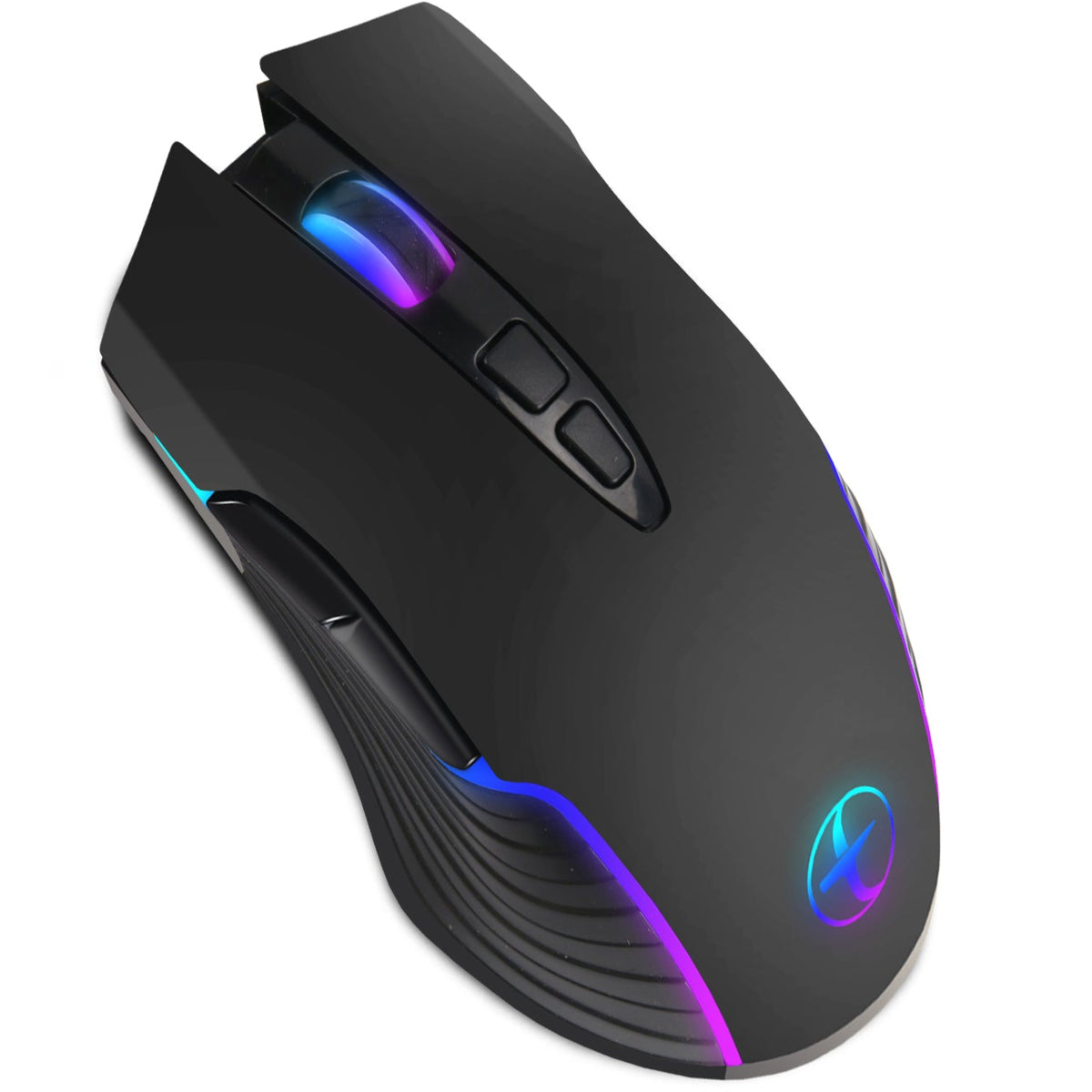 Mouse Jiggler Office Bervolo® – Simulează Mișcarea Cursorului, Nedetectabil, RGB, Plug & Play, Negru