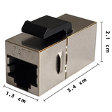 Bervolo STP CAT 7, RJ45 Mum-to-Mum, Gigabit, Metallic, for UTP, FTP Fast Connections