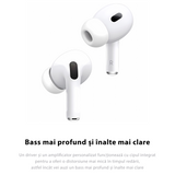 True Wireless Headphones Bervolo Vibe Pro2, Magnetic Housing, USB-C, Bluetooth, White