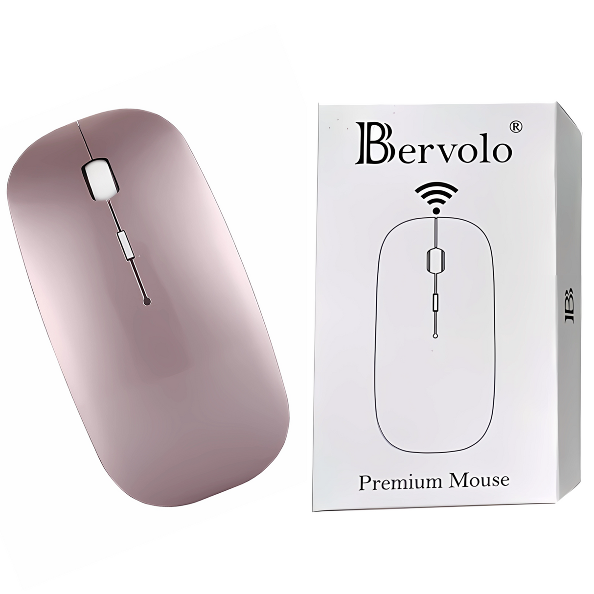 Dual Mouse Bervolo Office, Rose Gold