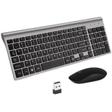 Bervolo Combo Keyboard and Mouse, Gray