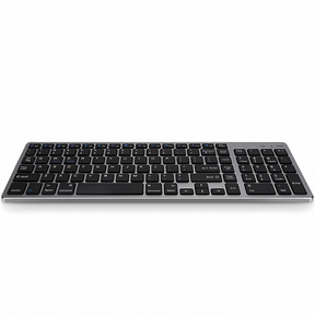 Bervolo Rechargeable Bluetooth Keyboard, Black