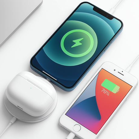 Incarcator Magnetic Wireless Bervolo® MagSafe, Incarcare Rapida 15W Fast-Charging, USB-C, compatibil iPhone 15/14/13/12/11 Pro Max, AirPods Pro, Samsung, Huawei, LG, Xiaomi, Alb