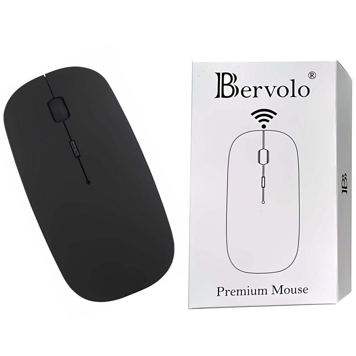 Dual Mouse Bervolo Office, Black