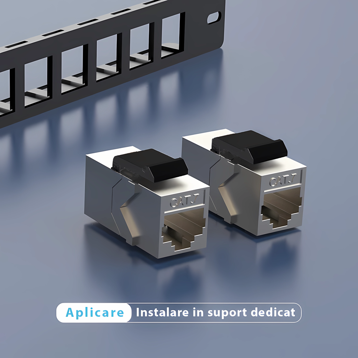 Bervolo STP CAT 7, RJ45 Mum-to-Mum, Gigabit, Metallic, for UTP, FTP Fast Connections