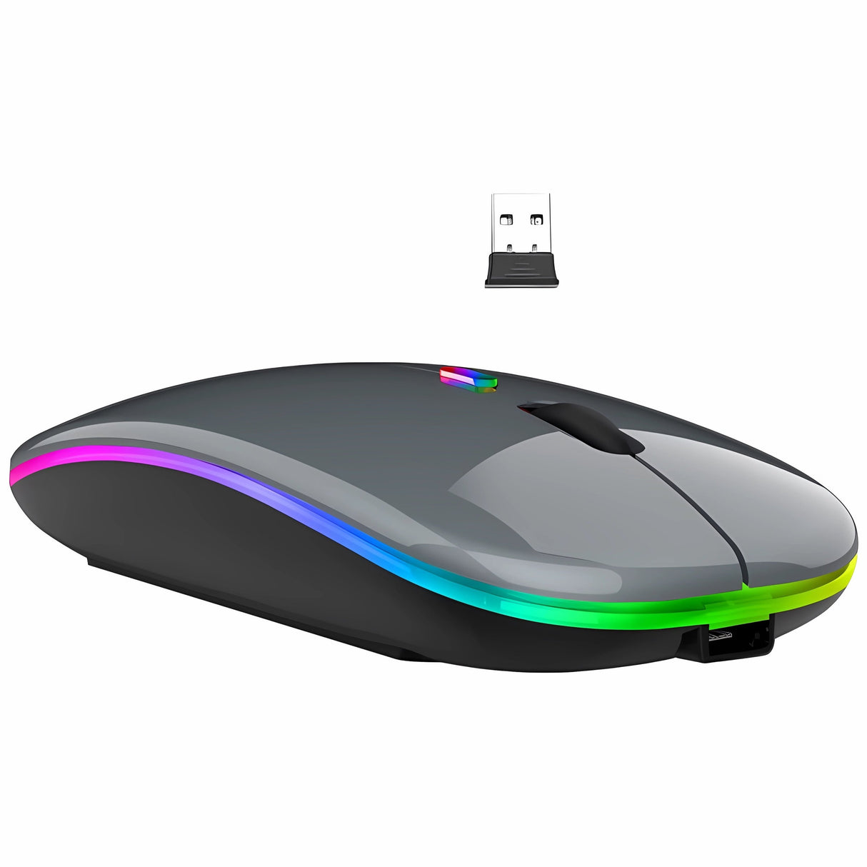 Dual Mouse Bervolo RGB, Space Gray