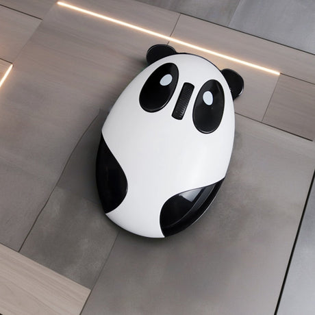 Mouse pentru Copii Bervolo® Panda – Reîncărcabil, Wireless USB 2.4 GHz, 3000 DPI, 3 Butoane, Click Silențios, Ergonomic, pentru Dreptaci și Stângaci, Alb